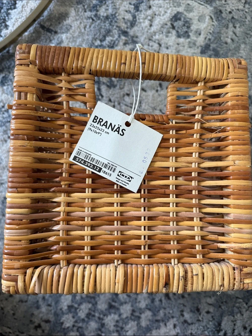 Ikea BRANÄS Ikea Branas square Basket rattan 9
